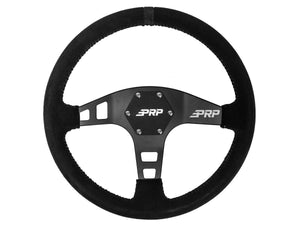 PRP Flat Suede Steering Wheel – 13" Off-Road Control - Dunes 2 Dezert SXS