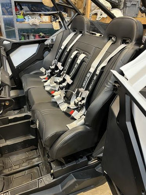 RZR 4 PRO Rear Bench Seat w/ Harnesses - Dunes 2 Dezert SXS