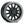 Alpha Bdlk 15x7 5/4.5 (+53mm) Blk/Gunmetal