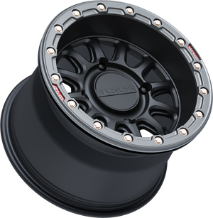 Alpha Wheel 4x137 Blk/Gunmetal 15x10 (+10mm)