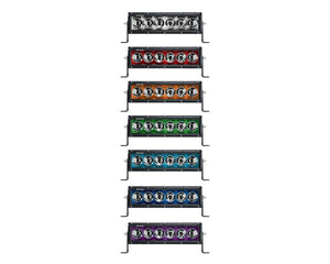 Rigid 10" Radiance+ RGBW LED Light Bar with 8-color backlight, waterproof housing, and spot-drive optics for off-road performance