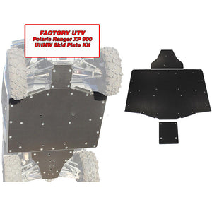 Polaris Ranger XP 900 UHMW Skid Plate - Dunes 2 Dezert SXS
