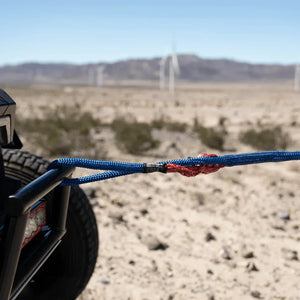 AGM Rapid Rope kinetic recovery rope with soft shackles, image 5 of 5