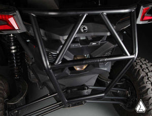 Assault Industries Can-Am Maverick X3 F-22 Rear Bumper, installed view