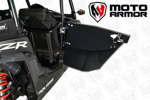 Moto Armor Aluminum Doors for Polaris RZR XP 4 1000, Turbo, and Turbo S – Lift-Off Design, Powder-Coated .125" Skins, Made in USA