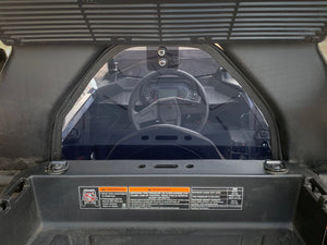 UTV Zilla Polaris RZR RS1 tinted polycarbonate rear window, full panel view