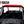 Red aluminum roof with dark tint sunroof for RZR PRO XP 4 and Turbo R 4, low-profile design, CNC machined for perfect fit