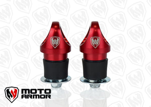Moto Armor Billet Turn Lock Anchors for Polaris RZR – Anodized aluminum with rubber expansion fit
