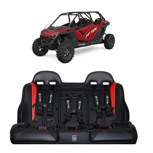 RZR Pro S Rear Bench Seat w/ Harnesses (2025+) - Dunes 2 Dezert SXS
