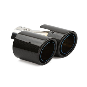 RPM Carbon Dual Exhaust Tips – Polaris Pro R Mufflers - Dunes 2 Dezert SXS