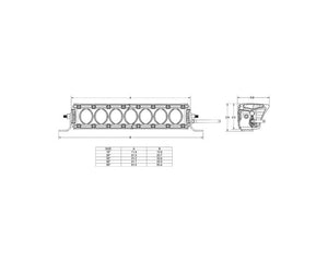 Rigid Revolve 20" LED Light Bar w/ Amber Trim Ring - Dunes 2 Dezert SXS