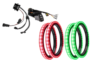 8" RGB LED Speaker Rings (Pair) | UTVS-8LSR - Dunes 2 Dezert SXS