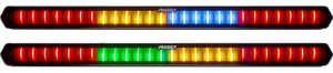 Rigid Industries 28-inch Chase Light Bar with LED brake, reverse, turn signal, and customizable strobe patterns for off-road vehicles.