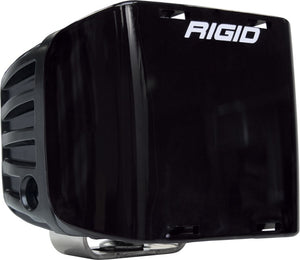 Rigid black snap-on D-SS LED light cover for off-road protection and compliance