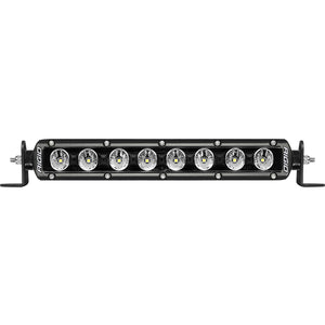 Rigid Industries 10-inch Radiance Plus SR-Series LED Light Bar with customizable RGB backlight and sleek single-row design.