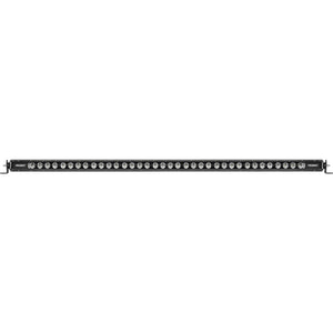 Rigid Industries 50-inch Radiance Plus SR-Series single row LED light bar with 8-color RGB backlight and durable aluminum frame.