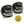 Pair of Rigid Adapt XP LED lights with GPS beam adjustment, aluminum housing, and amber covers for extreme powersports applications