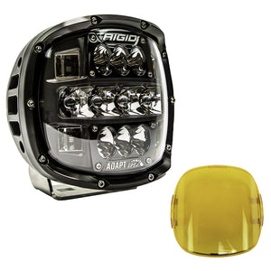 Rigid Adapt XP Xtreme LED Light with GPS-based adaptive beam control, 3-zone optics, and high-strength housing for powersports vehicles