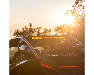 Rigid Chase Bar horizontal surface mount kit with 15° tilt, stainless steel construction, and UV-resistant finish for rear LED bar installs.