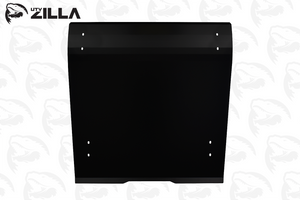 Black aluminum roof for 2-seat RZR PRO XP with drip edge and rear spoiler by UTVZILLA