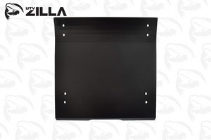 Black aluminum roof for 2-seat RZR PRO XP with drip edge and rear spoiler by UTVZILLA