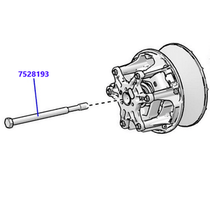 PM Polaris Ranger 1000 P22 Titanium Clutch Bolt (M14x1.5x180) - Dunes 2 Dezert SXS