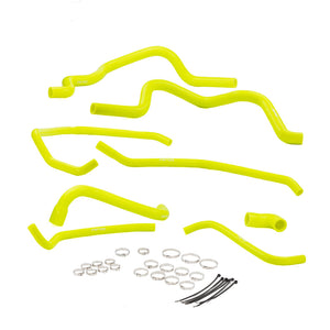 RPM Coolant Hose Kit for Can-Am Maverick R adds color and strength to your cooling system. Includes clamps and HD 3-ply Nomex silicone for OEM fit.