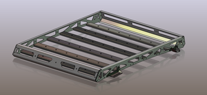 Madigan Motorsports 4-Seat Roof Rack on a UTV — installed