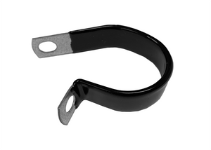 Four 1.75-inch rubber coated clamps with anti-vibration coating for UTV windshields, roofs, and accessories