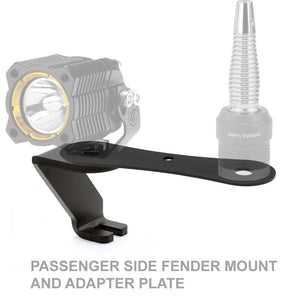 A-Pillar Antenna Mount Ford F-Series Chevy GMC Silverado Dodge Ram - Dunes 2 Dezert SXS