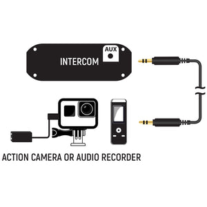 Audio Recording Cable for Rugged Intercoms with 3.5mm Aux Jack - Dunes 2 Dezert SXS