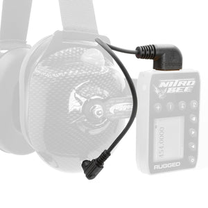 Headset to Scanner (Nitro Bee Xtreme) Straight Cord - Short - Dunes 2 Dezert SXS