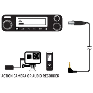 Mobile Radio Audio Record Cable - Dunes 2 Dezert SXS
