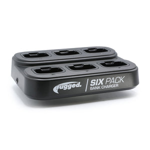 BUNDLE - 6 PACK Bank Charger with GMR2 PLUS GMRS / FRS Two Way Radios - Dunes 2 Dezert SXS