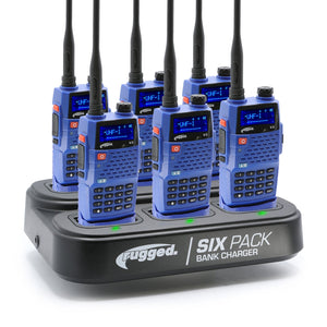 6 PACK - Choose Your Business Band Two Way Handheld Radio - Dunes 2 Dezert SXS