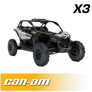 Complete Bluetooth communication kit for Can-Am Maverick X3 and X3 Max with intercom, helmet kits, and 2-way radio for off-road use.