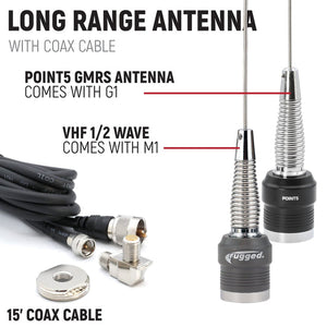 Polaris Xpedition Complete Communication Kit with Bluetooth Intercom and 2-Way Radio - Dunes 2 Dezert SXS