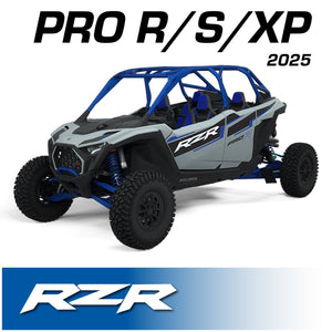 2025 Polaris RZR Pro XP, Pro R, and Pro S - Complete Communication Kit with Bluetooth Intercom and 2-Way Radio - Dunes 2 Dezert SXS