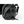 Rugged Radios H22 over-the-head two-way radio headset showing volume control and coiled cabling