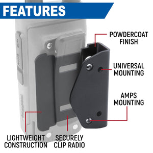 Radio Mount for Handheld Radios - Dunes 2 Dezert SXS