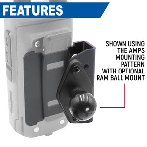 Radio Mount for Handheld Radios - Dunes 2 Dezert SXS