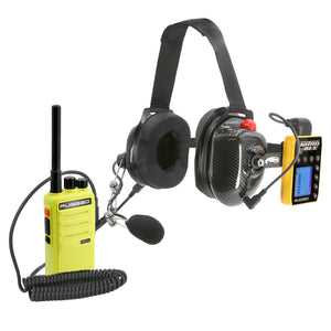 Crew Chief - H42 Spotter Headset and Rugged Handheld Radio Package - Dunes 2 Dezert SXS