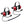PAIR - H80 Track Talk Linkable Intercom Headsets - Bring The Conversation To The Circle Track NASCAR event - Dunes 2 Dezert SXS