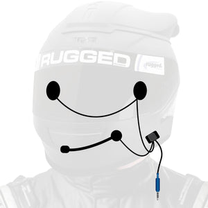 SUPER SPORT Wired Helmet Kit with Alpha Audio Speakers & Mic - Dunes 2 Dezert SXS