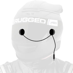 In-Helmet Speakers with 3.5mm Plug - Dunes 2 Dezert SXS