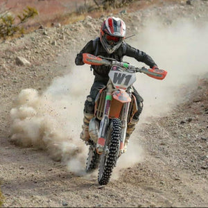 Rugged Radios motorcycle race kit without radio showing harness, 2-pin jumper and helmet kit parts