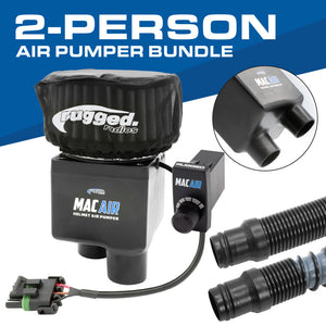 MAC Air 2-Person Helmet Air Pumper (Bundle) - Dunes 2 Dezert SXS