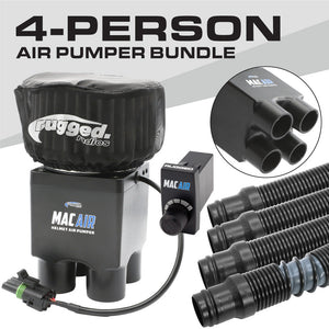 MAC Air 4-Person Helmet Air Pumper (Bundle) - Dunes 2 Dezert SXS