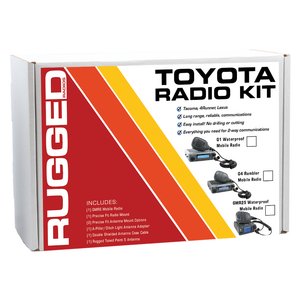 Toyota Tacoma, 4Runner, Sequoia, Lexus Two-Way GMRS Mobile Radio Kit - Dunes 2 Dezert SXS