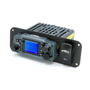 In-Dash Mount for GMR25 / ABM25 Mobile Radios with Switch Hole - Dunes 2 Dezert SXS